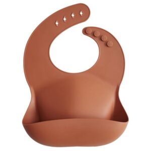 Bavoir en Silicone - Clay